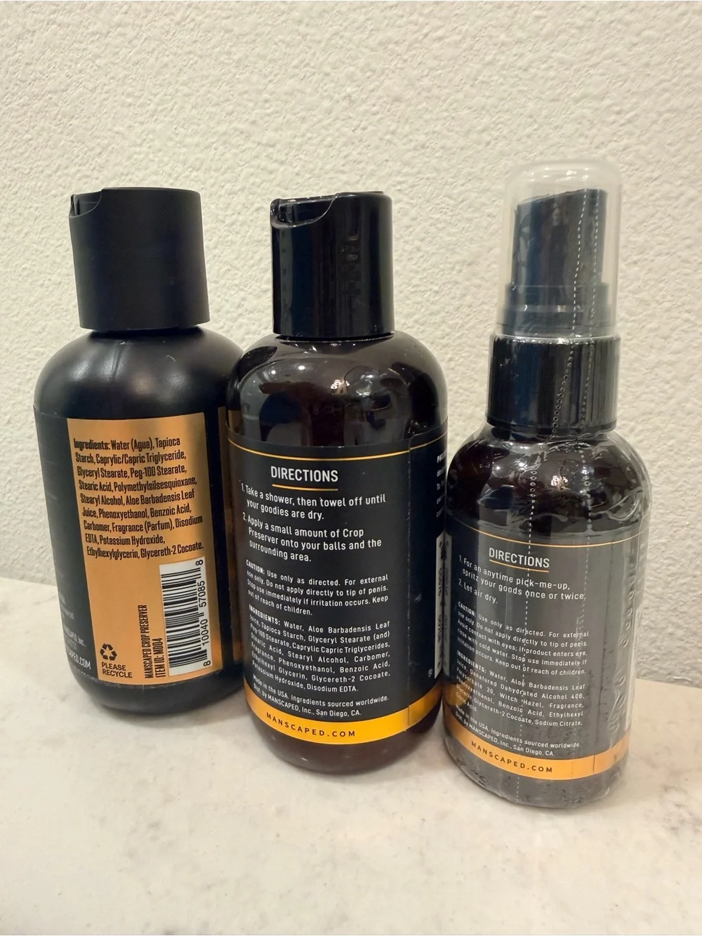 Manscaped bundle of crop preserver x 2 and crop reviver